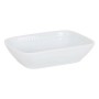 Bol Collet Rectangulaire Porcelaine Blanc (12 x 8,5 x 3 cm) (12 cc)