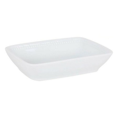 Bol Collet Rectangulaire Porcelaine Blanc (16,5 x 12,5 x 3 cm) (24 cc)