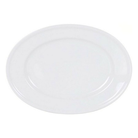 Plat à Gratin Olympia Ovale Porcelaine Blanc (31 cm)