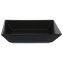 Assiette à pâtes Stoneware Noir Rectangulaire (21 x 21 x 4,5 cm)