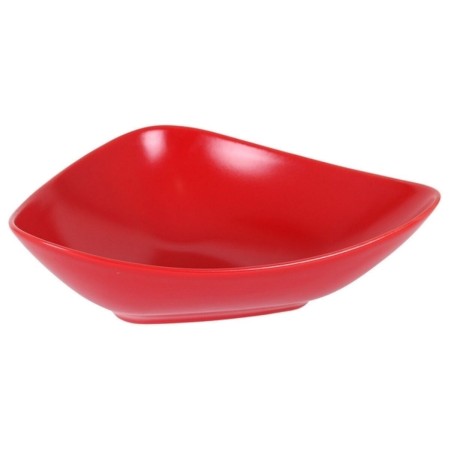 Assiette creuse Rouge (24 x 19 x 7 cm)