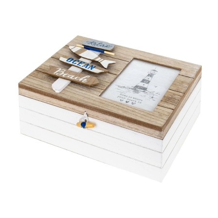 Caja-Joyero Signes Grimalt Cristal Madera MDF 20 x 10,2 x 25 cm