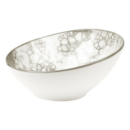 Bol Porcelaine Blanc/Marron (18 x 8,5 cm) (40 cl)
