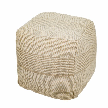 Pouf Signes Grimalt Carré Géométrique Beige 45 x 45 x 45 cm