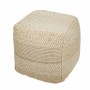 Pouf Signes Grimalt Carré Géométrique Beige 45 x 45 x 45 cm