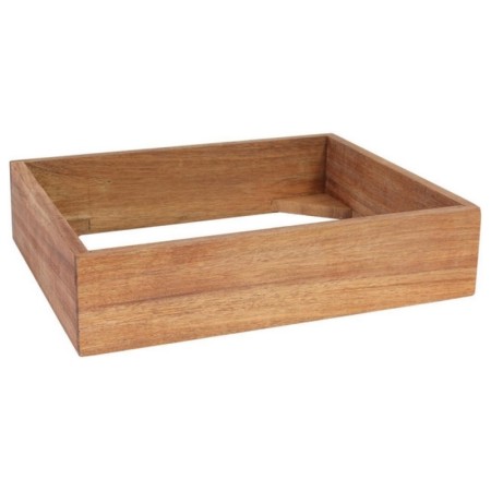 Support Inde Bois Carré (32,5 x 26,5 x 7,5 cm)