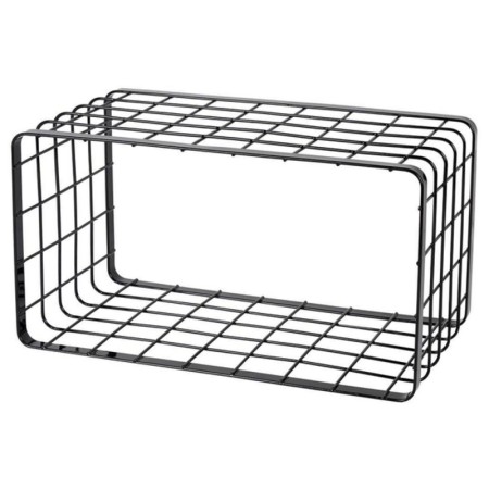 Support Inde Grille Noir (34 x 19 x 18 cm)