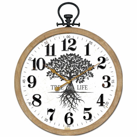 Reloj de Pared Signes Grimalt Árbol Madera MDF 4 x 70 x 60 cm