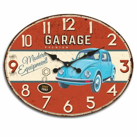 Reloj de Pared Signes Grimalt Coche Madera MDF 0,2 x 39 x 49 cm
