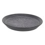 Assiette Stoneware Lotus Noir Porcelaine (ø 18 x 2,5 cm)
