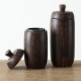 Vase Signes Grimalt Marron Résine 9,5 x 19,5 x 9,5 cm
