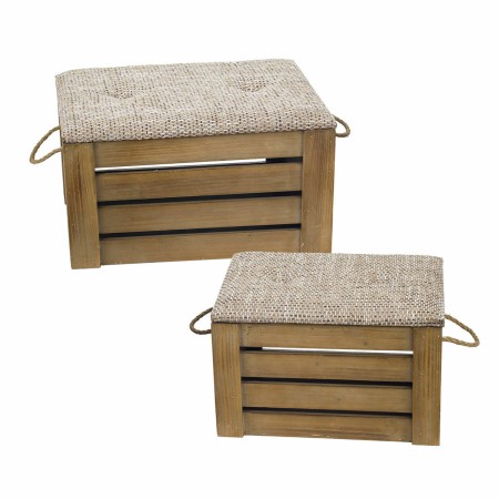 Juego de Cajas Decorativas Signes Grimalt Madera 30 x 26 x 40 cm