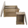 Juego de Cajas Decorativas Signes Grimalt Madera 30 x 26 x 40 cm