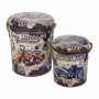 Juego de taburetes Signes Grimalt Route 66 Motocicleta Vintage 30 x 35 x 30 cm