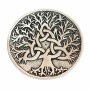 Brûleur Signes Grimalt Arbre Doré Bâtonnets d'encens Aluminium 11,5 x 1 x 11,5 cm