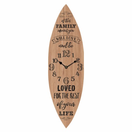 Horloge Murale Signes Grimalt Surf Bois MDF 4 x 70 x 20 cm