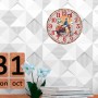 Horloge Murale Signes Grimalt Route 66 Bois MDF 4 x 34 x 34 cm
