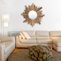 Miroir mural Signes Grimalt Rond Marron 3 x 80 x 80 cm
