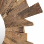 Miroir mural Signes Grimalt Rond Marron 3 x 80 x 80 cm