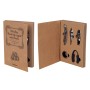 Set d'Accessoires pour Vin Signes Grimalt Bois Métal 16 x 2,5 x 23 cm