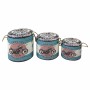 Jeu de tabourets Signes Grimalt Motocyclette Vintage 40 x 42 x 40 cm
