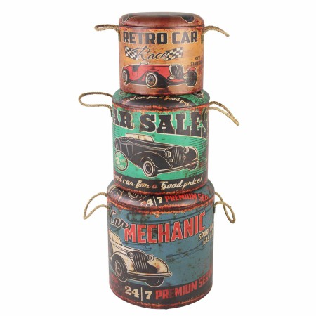 Juego de taburetes Signes Grimalt Retro Coches 40 x 42 x 40 cm