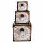 Juego de Baúles Signes Grimalt Mapamundi Madera MDF 36 x 34 x 60 cm