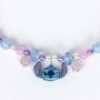 Collier Fille Stitch Bleu Violet