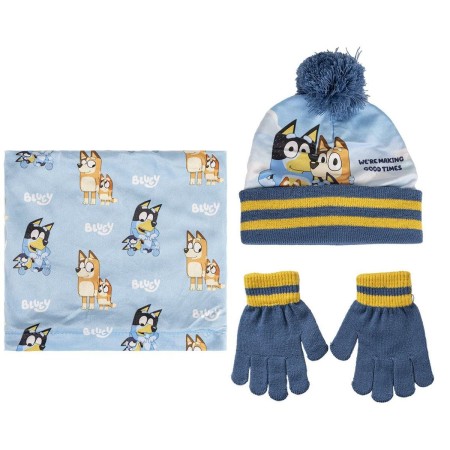 Bonnet, écharpe et gants Bluey Multicouleur