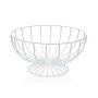 Coupe à fruits Versa Blanc Métal Céramique Acier 26,5 x 13,5 x 26,5 cm
