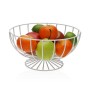 Coupe à fruits Versa Blanc Métal Céramique Acier 26,5 x 13,5 x 26,5 cm