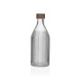 Botella Versa 1 L Rayas Vidrio Aluminio 9,8 x 25,1 x 9,8 cm