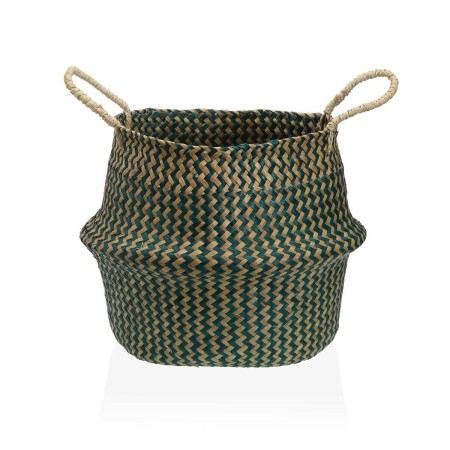 Panier décoratif Versa Vert Algues marines Ø 28 cm