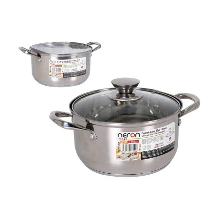 Casserole New Neron Acier Avec couvercle (ø 21,5 x 12 cm)(4 L)