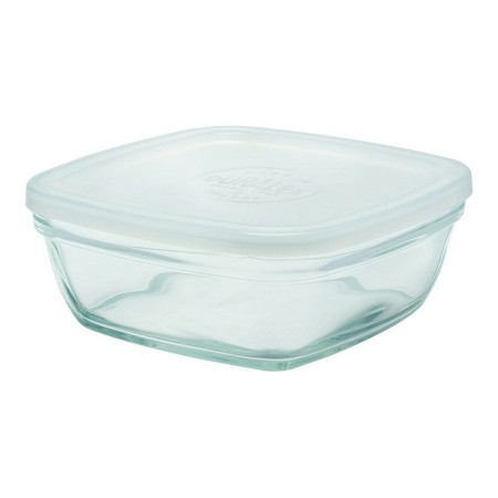 Boîte à lunch Freshbox Transparent Carré Avec couvercle (14 x 14 x 6 cm) (14 cm) (14 cm)