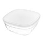 Boîte à lunch Freshbox Transparent Carré Avec couvercle (23 cm) (23 cm)