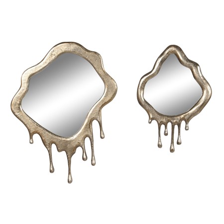 Ensemble de miroirs Home ESPRIT Doré Aluminium Miroir 57 x 3 x 75 cm