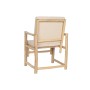 Butaca Home ESPRIT Blanco Beige Natural Algodón 61 x 50 x 90 cm