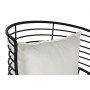 Butaca Home ESPRIT Blanco Negro Metal 70 x 68 x 79 cm