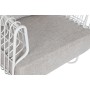 Butaca Home ESPRIT Blanco Metal 76 x 66 x 65 cm