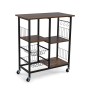 Chariot de Cuisine Versa Marron Bois MDF 40 x 86 x 72,5 cm