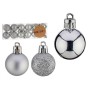 Set de Bolas de Navidad Plateado PVC Ø 3 cm (12 Unidades)