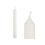 Set de Velas Blanco 2 x 2 x 15 cm (12 Unidades)