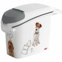 Boîte d'aliments pour animaux Curver Love Pets Blanc Caoutchouc Plastique 15 L