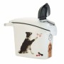 Boîte d'aliments pour animaux Curver Love Pets Blanc Caoutchouc Plastique 15 L