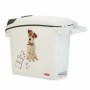 Boîte d'aliments pour animaux Curver Love Pets Blanc Caoutchouc Plastique 15 L