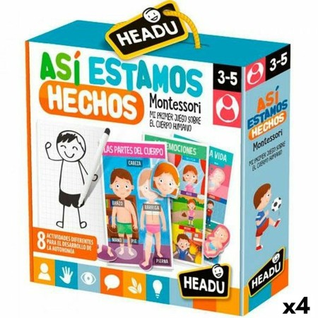 Juego Educativo HEADU Así Estamos Hechos Montessori (4 Unidades)