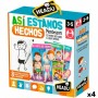 Juego Educativo HEADU Así Estamos Hechos Montessori (4 Unidades)