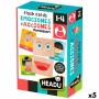 Juego Educativo HEADU Flash Cards Emociones y Acciones Montessori (5 Unidades)