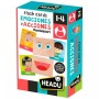 Jouet Educatif HEADU Flash Cards Emociones y Acciones Montessori (5 Unités)